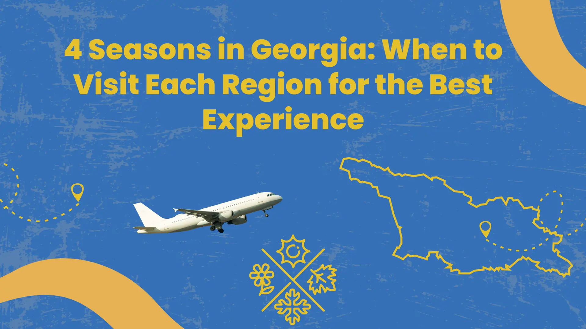 4 seasons in Georgia, when to visit - featured image